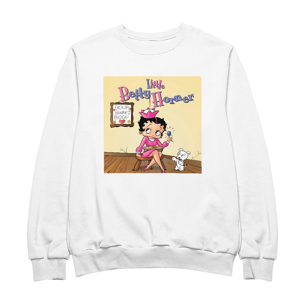 Betty Boop Little Betty Horner Men's Sweatshirt