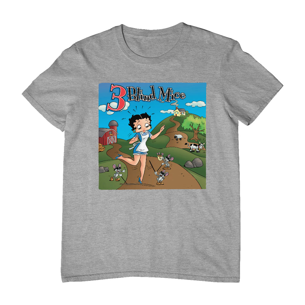 Betty Boop Three Blind Mice Men's T-Shirt