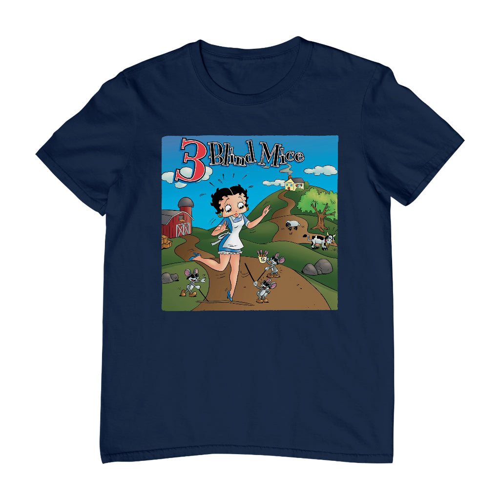 Betty Boop Three Blind Mice Men's T-Shirt