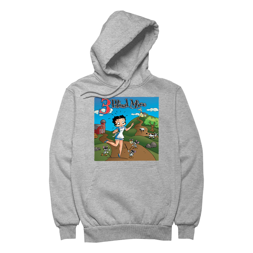 Betty Boop Three Blind Mice Women's Hooded Sweatshirt