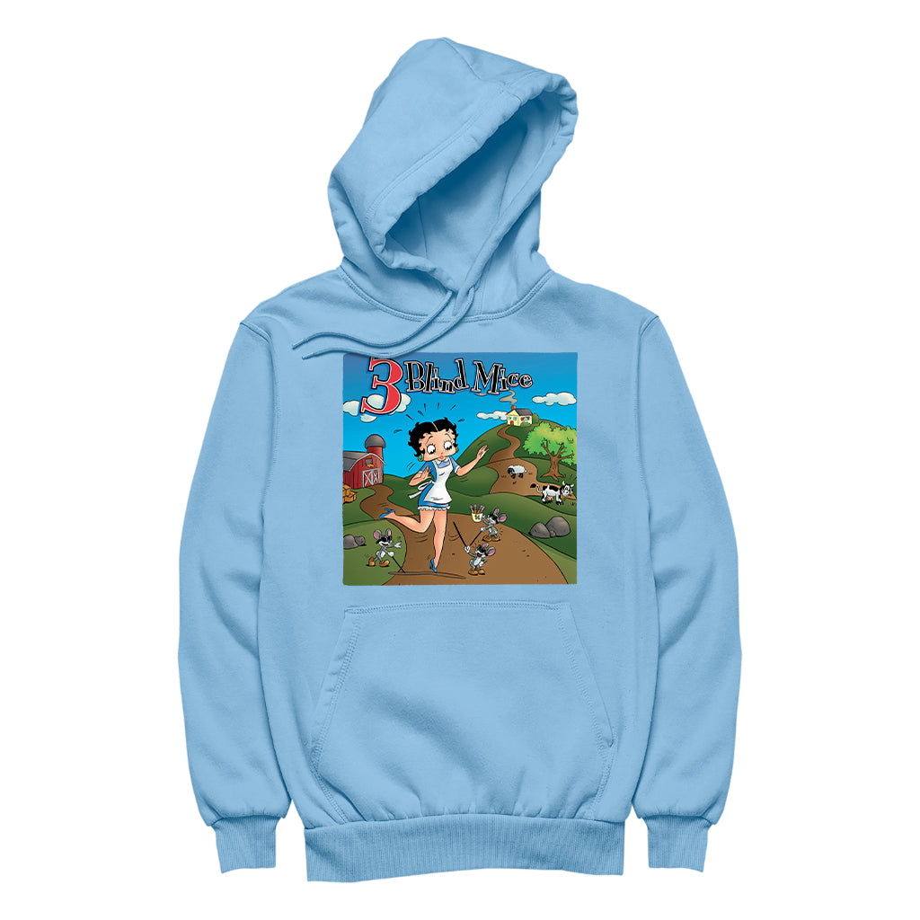 Betty Boop Three Blind Mice Women's Hooded Sweatshirt