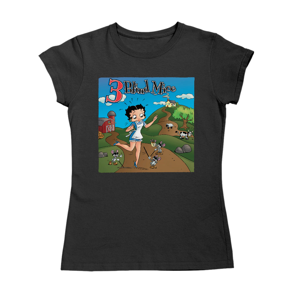 Betty Boop Three Blind Mice Women's T-Shirt