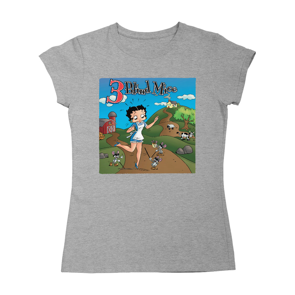Betty Boop Three Blind Mice Women's T-Shirt