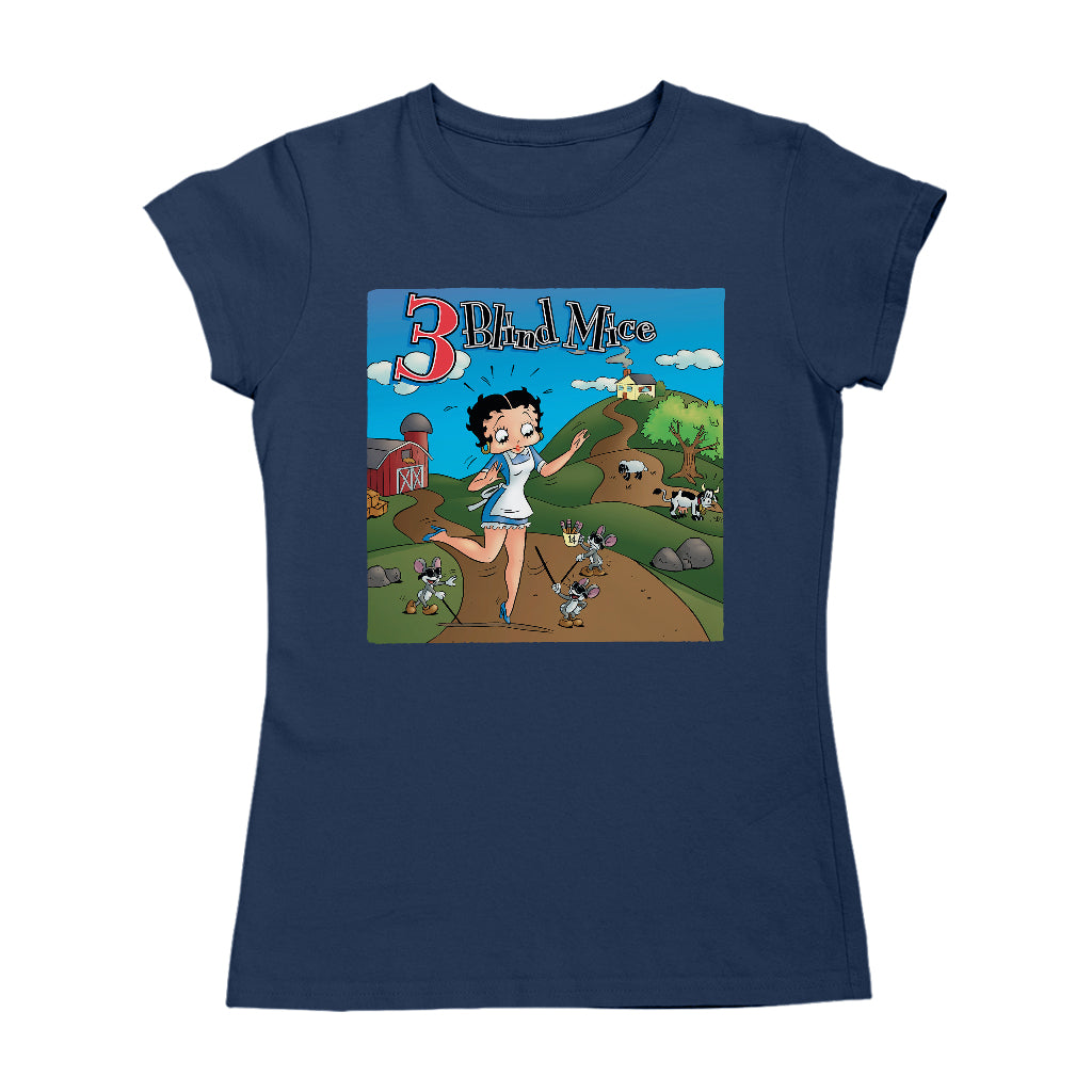 Betty Boop Three Blind Mice Women's T-Shirt