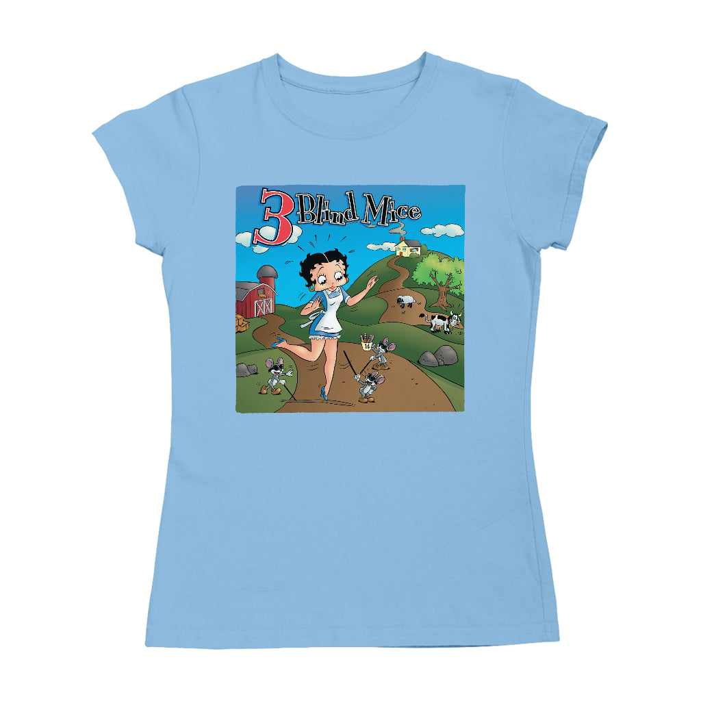 Betty Boop Three Blind Mice Women's T-Shirt