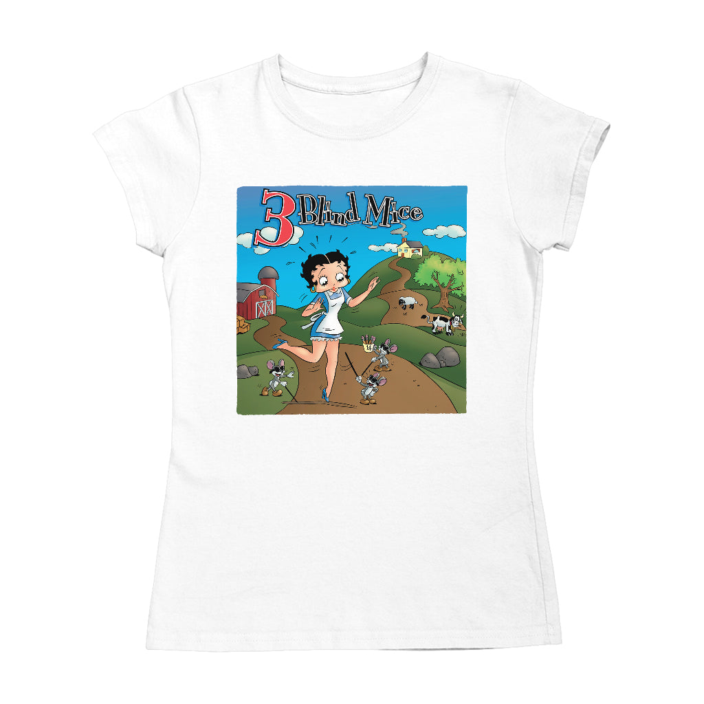Betty Boop Three Blind Mice Women's T-Shirt