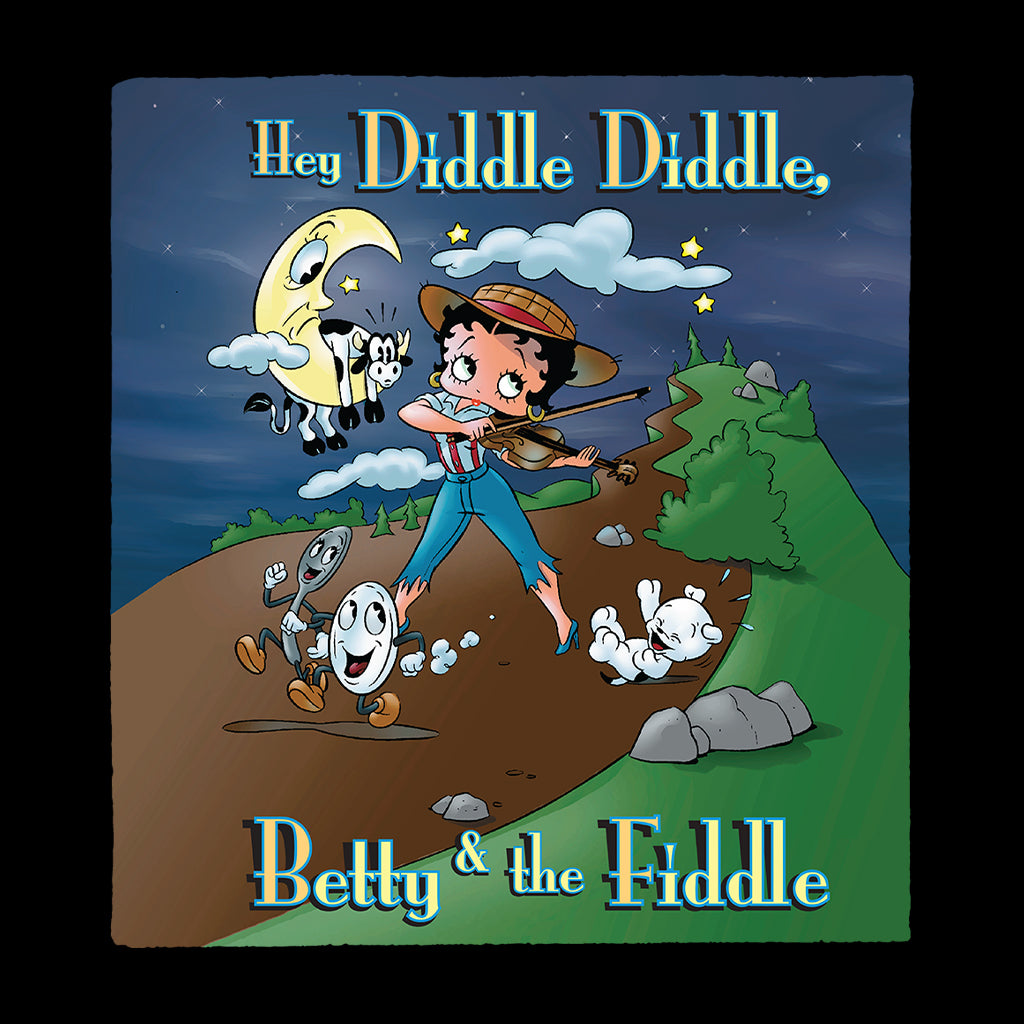 Betty Boop Betty And The Fiddle Kids T-Shirt