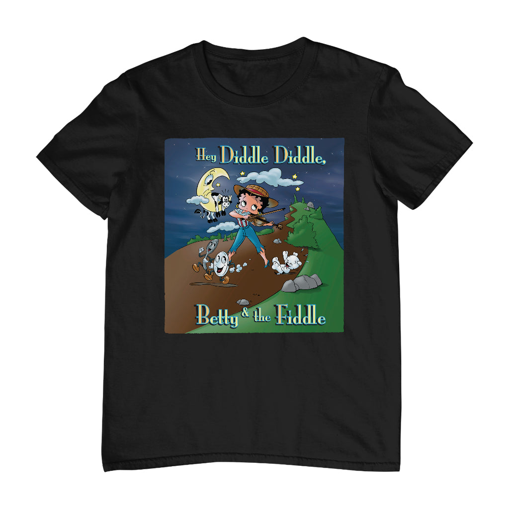 Betty Boop Betty And The Fiddle Men's T-Shirt
