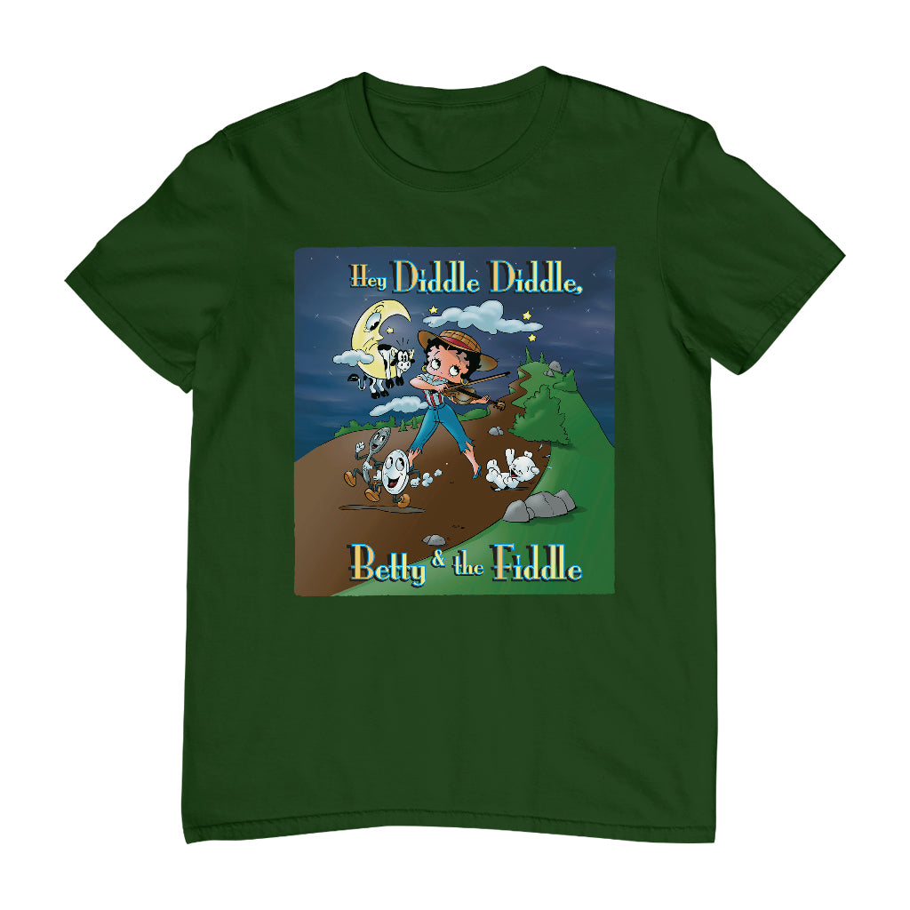 Betty Boop Betty And The Fiddle Men's T-Shirt