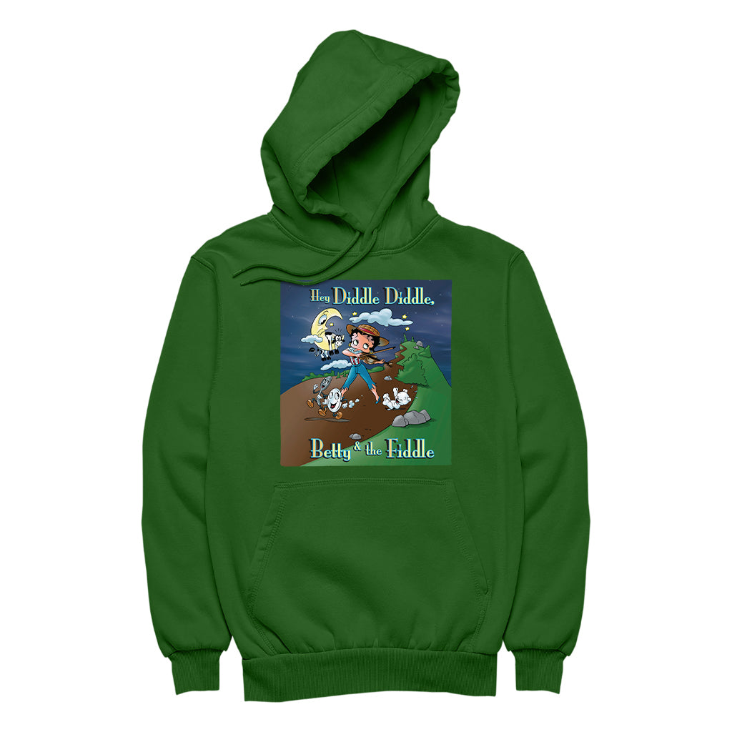 Betty Boop Betty And The Fiddle Women's Hooded Sweatshirt