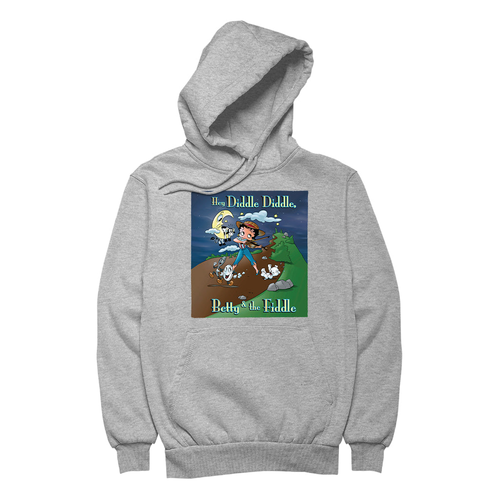 Betty Boop Betty And The Fiddle Women's Hooded Sweatshirt