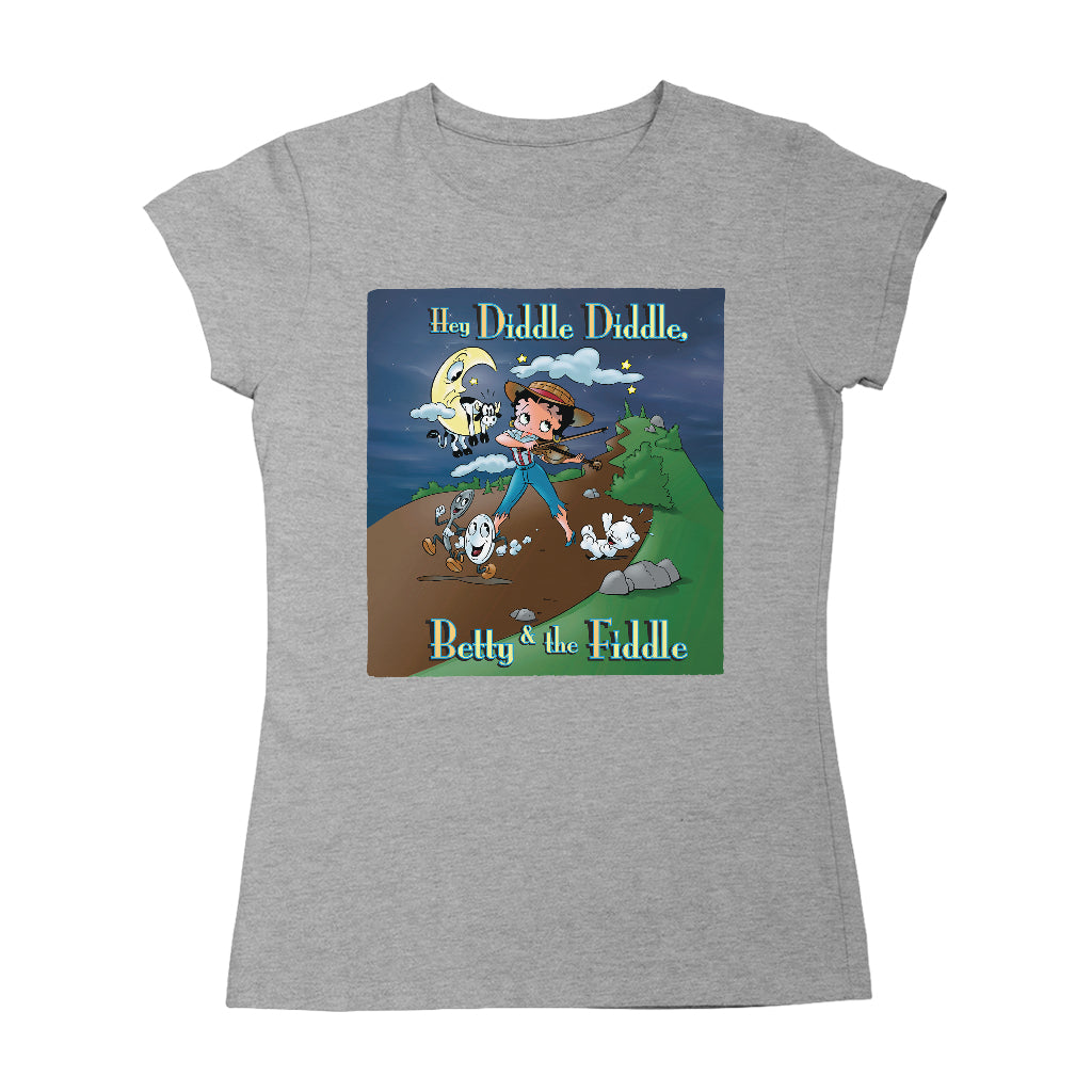 Betty Boop Betty And The Fiddle Women's T-Shirt