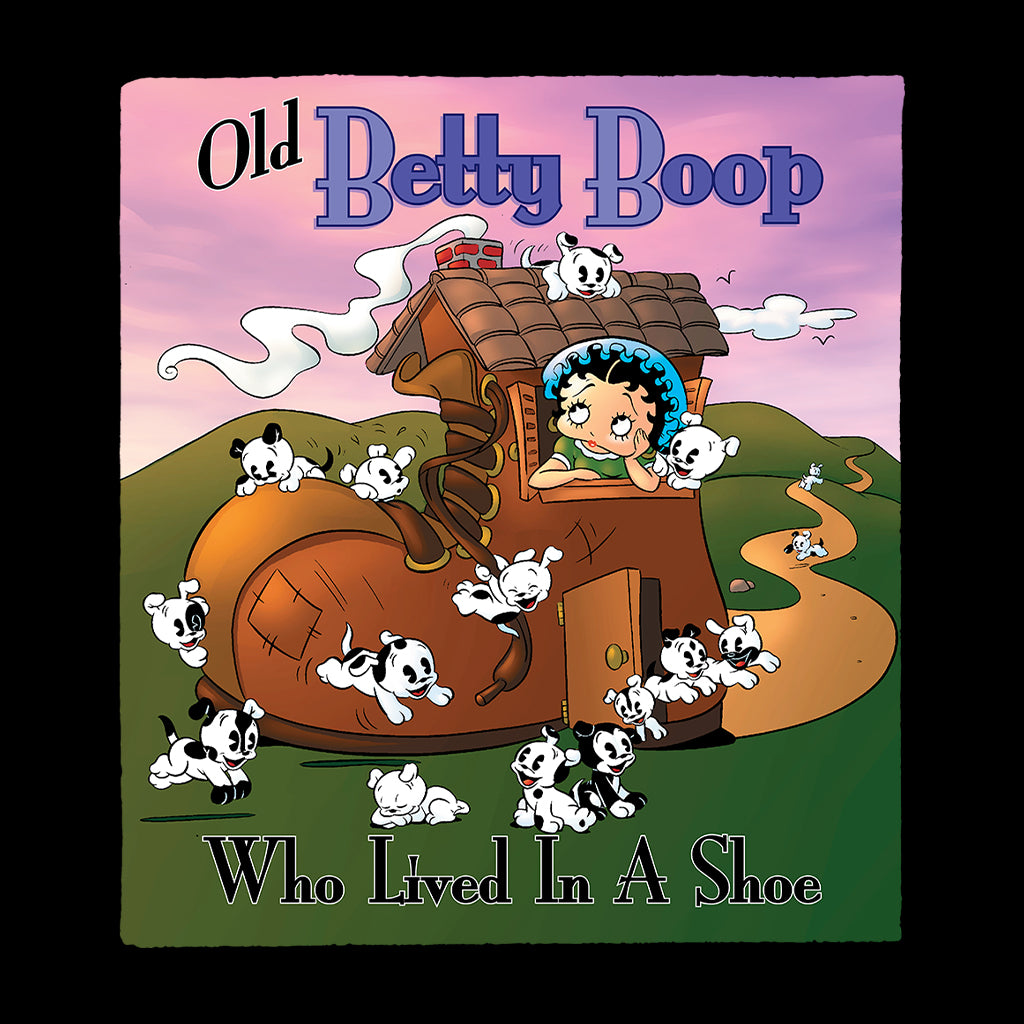 Betty Boop Old Betty Boop Who Lived In A Shoe Kids Hooded Sweatshirt