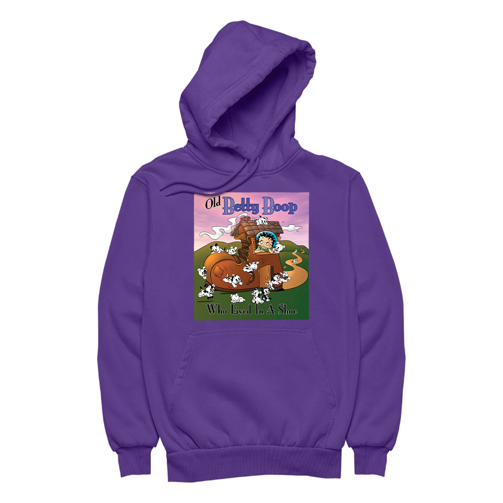 Betty Boop Old Betty Boop Who Lived In A Shoe Men's Hooded Sweatshirt