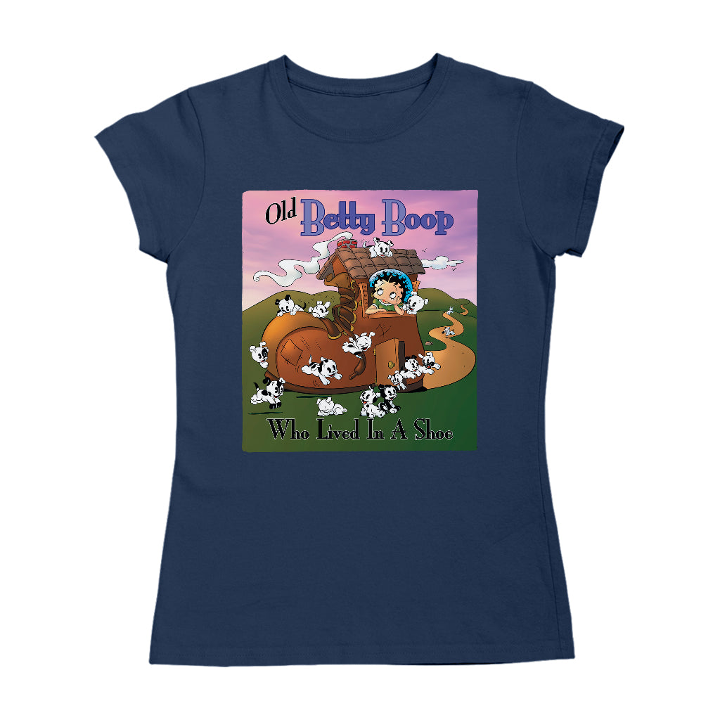 Betty Boop Old Betty Boop Who Lived In A Shoe Women's T-Shirt