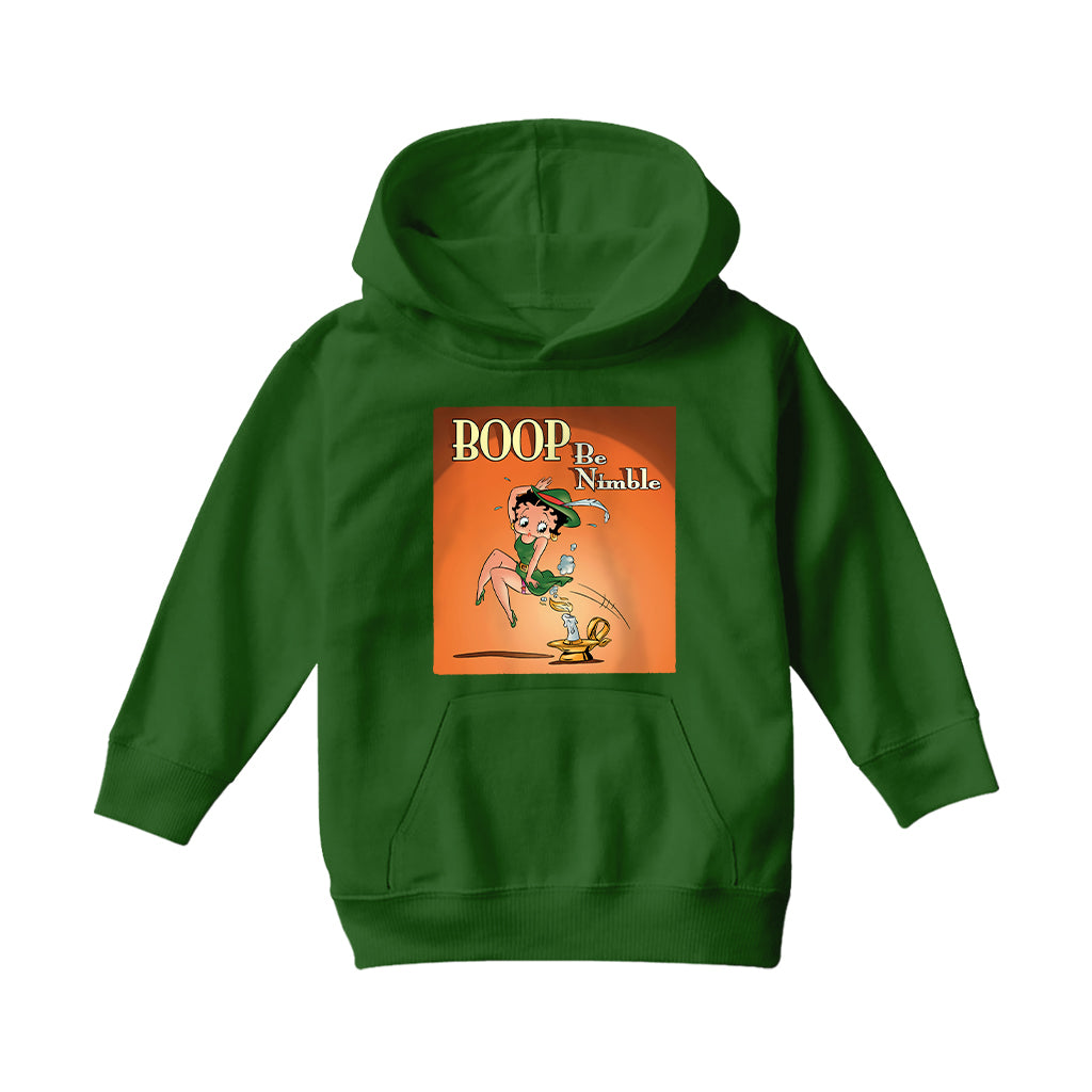 Betty Boop Boop Be Nimble Kids Hooded Sweatshirt
