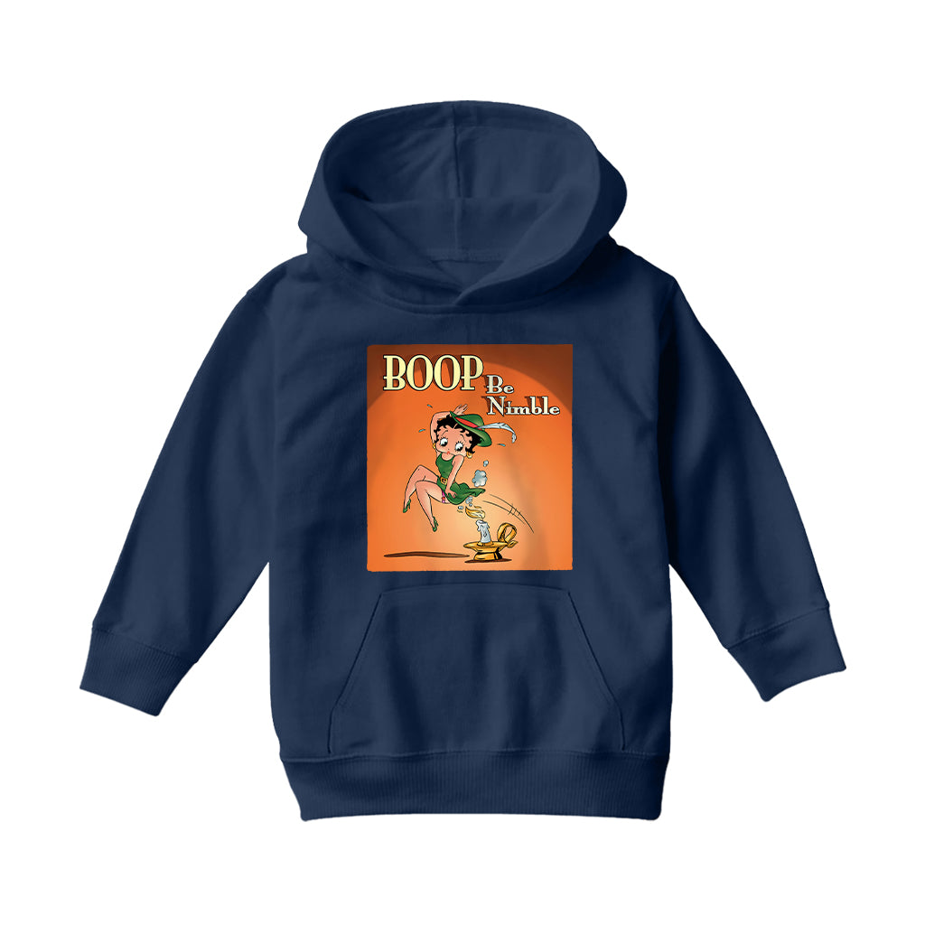 Betty Boop Boop Be Nimble Kids Hooded Sweatshirt
