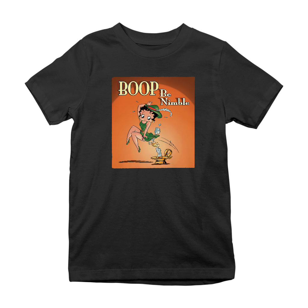 Betty Boop Boop Be Nimble Kids T-Shirt