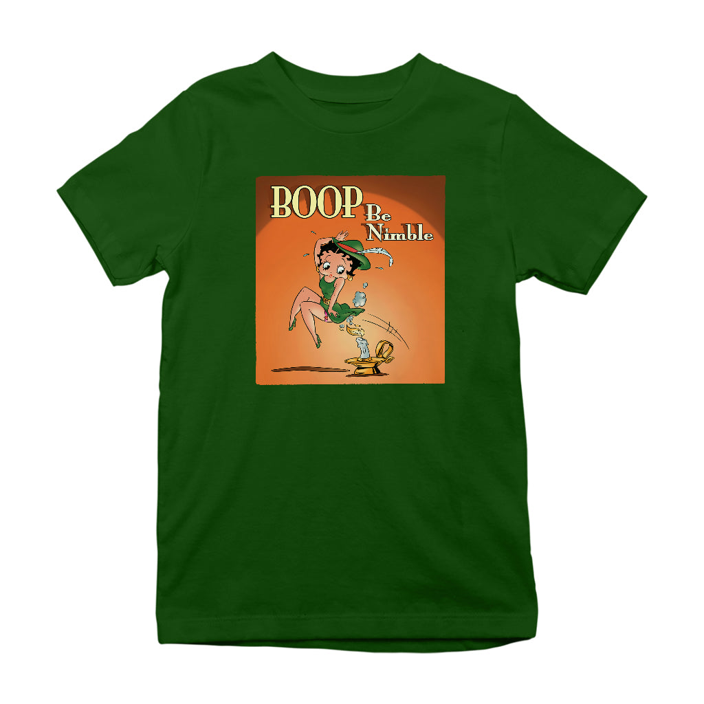 Betty Boop Boop Be Nimble Kids T-Shirt