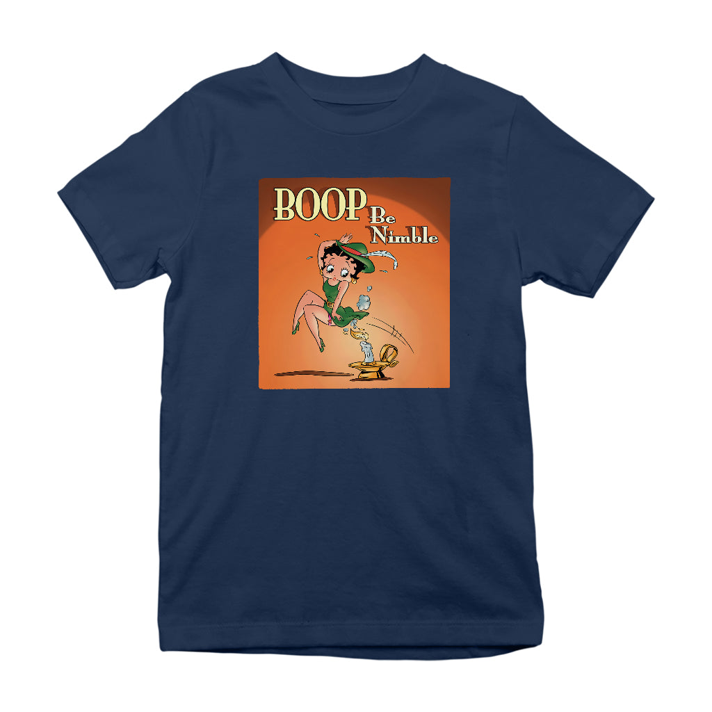 Betty Boop Boop Be Nimble Kids T-Shirt