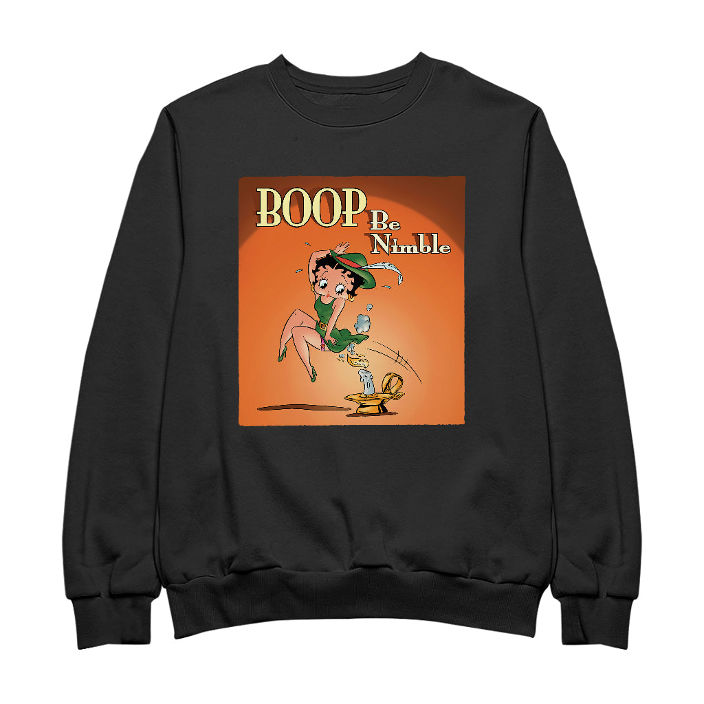 Betty Boop Boop Be Nimble Men's Sweatshirt