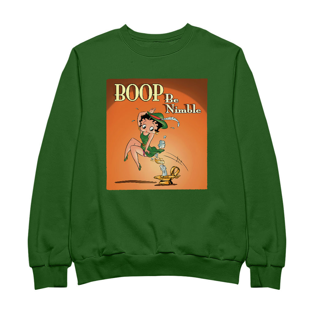 Betty Boop Boop Be Nimble Men's Sweatshirt