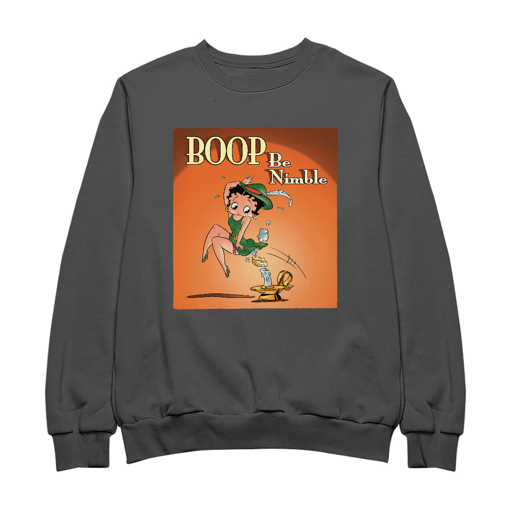 Betty Boop Boop Be Nimble Men's Sweatshirt