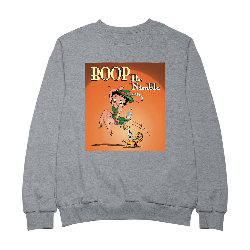 Betty Boop Boop Be Nimble Men's Sweatshirt
