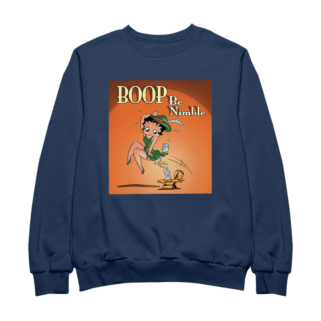 Betty Boop Boop Be Nimble Men's Sweatshirt