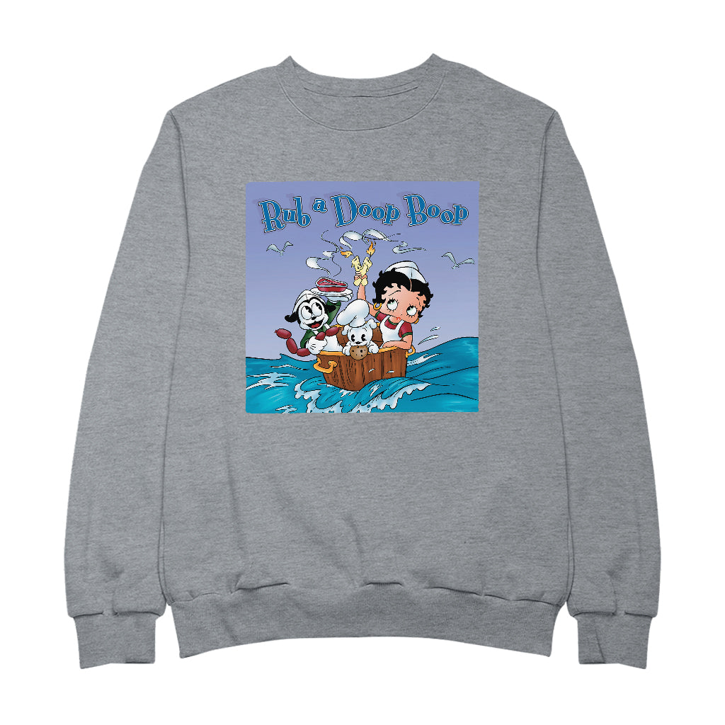 Betty Boop Rub A Doop Boop Men's Sweatshirt