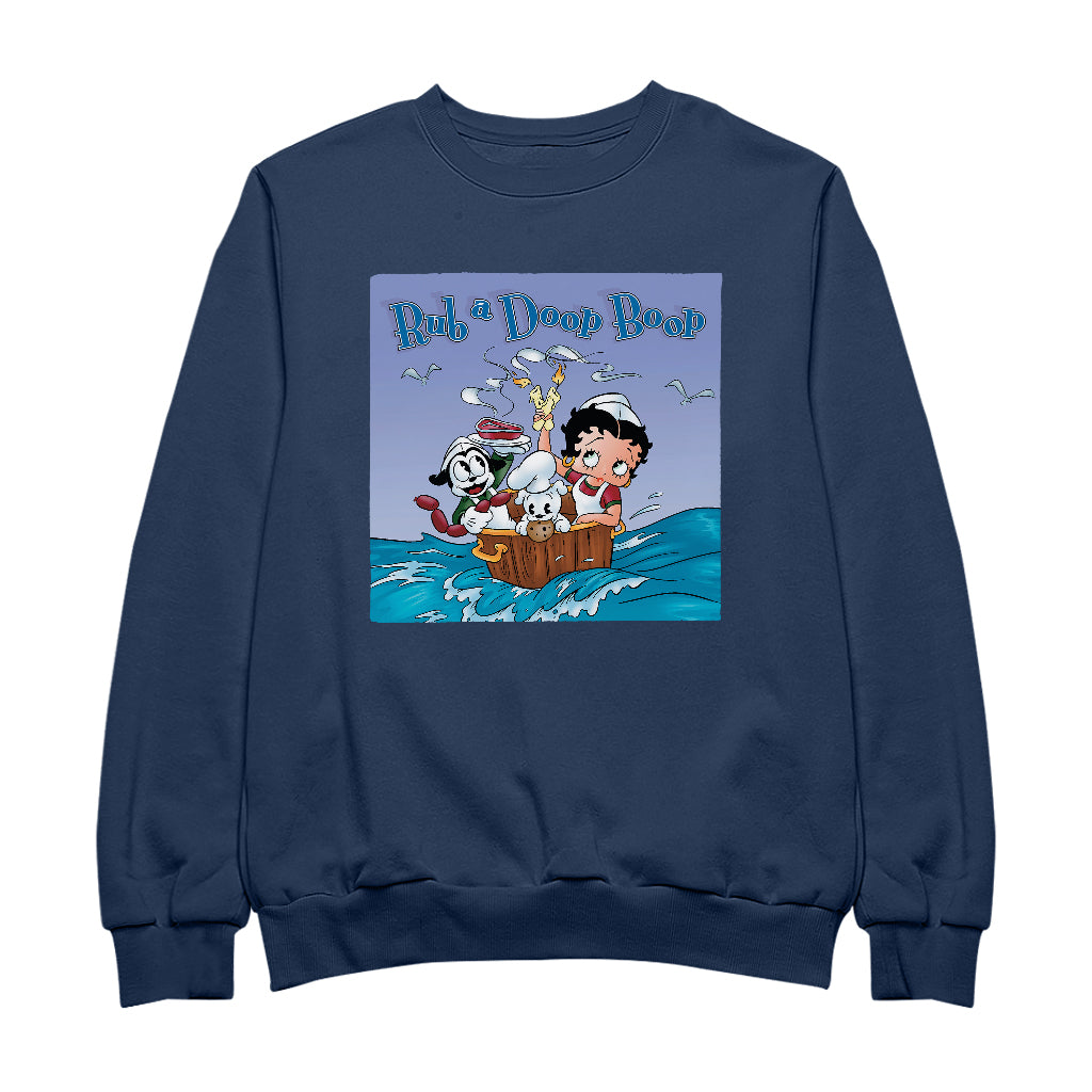 Betty Boop Rub A Doop Boop Men's Sweatshirt