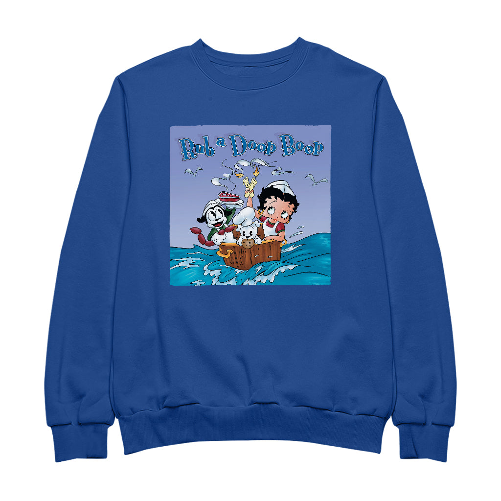 Betty Boop Rub A Doop Boop Men's Sweatshirt