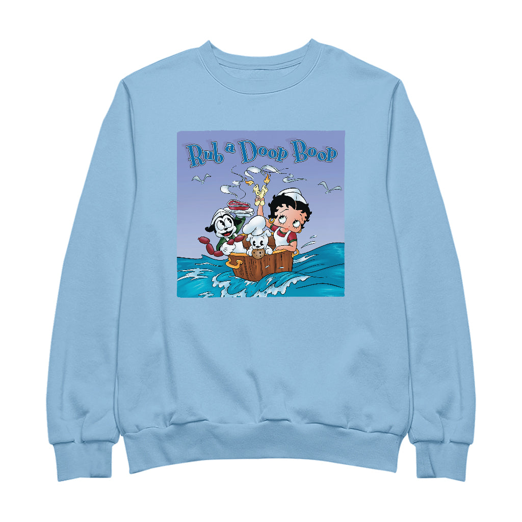 Betty Boop Rub A Doop Boop Men's Sweatshirt