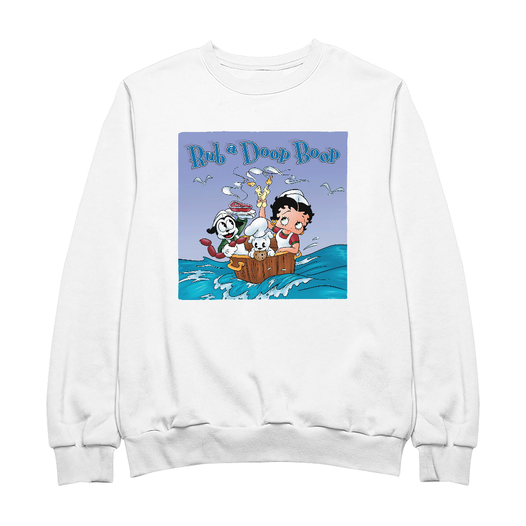 Betty Boop Rub A Doop Boop Men's Sweatshirt
