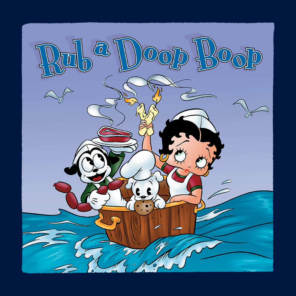 Betty Boop Rub A Doop Boop Kids Hooded Sweatshirt