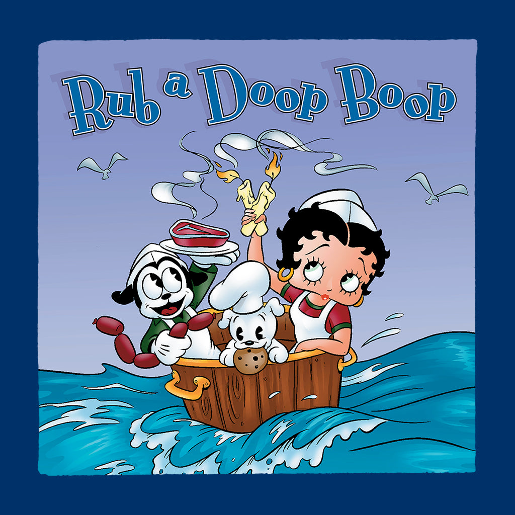 Betty Boop Rub A Doop Boop Kids Hooded Sweatshirt