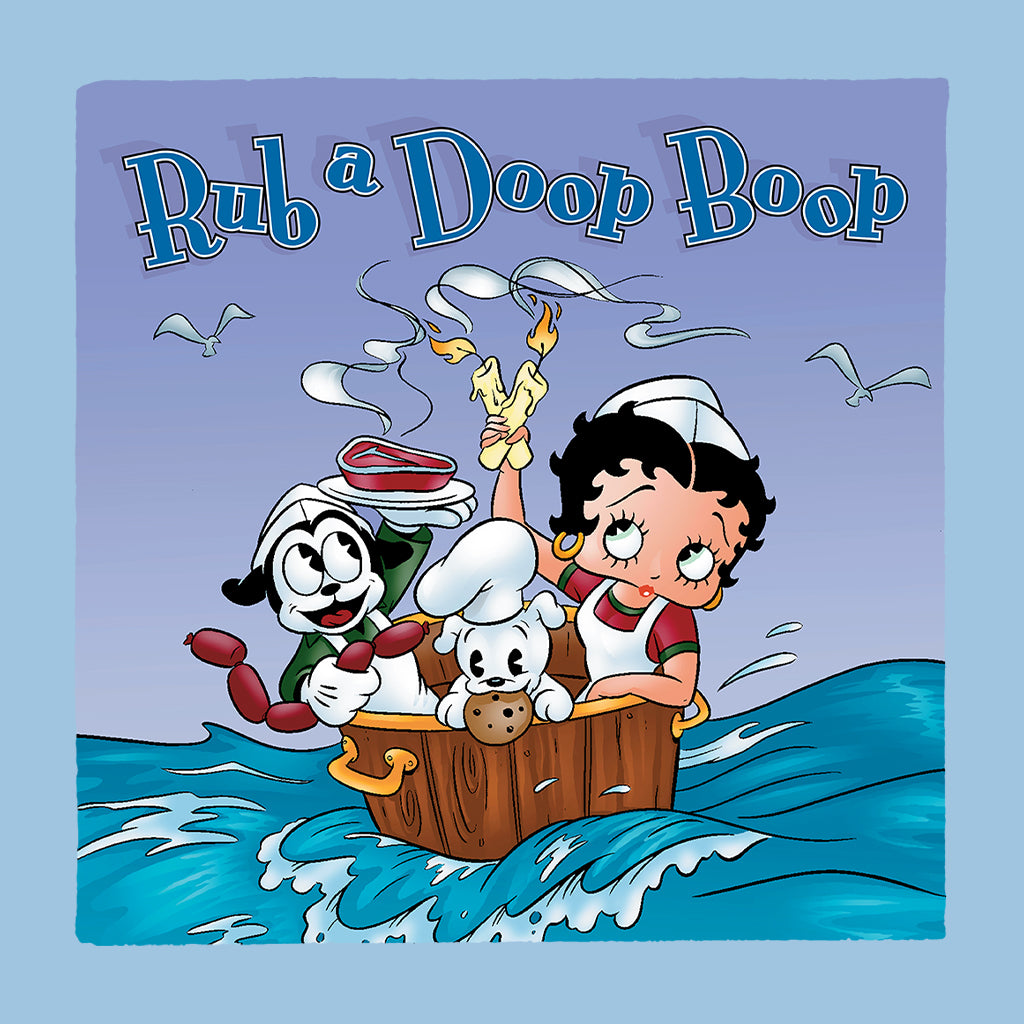 Betty Boop Rub A Doop Boop Kids Hooded Sweatshirt