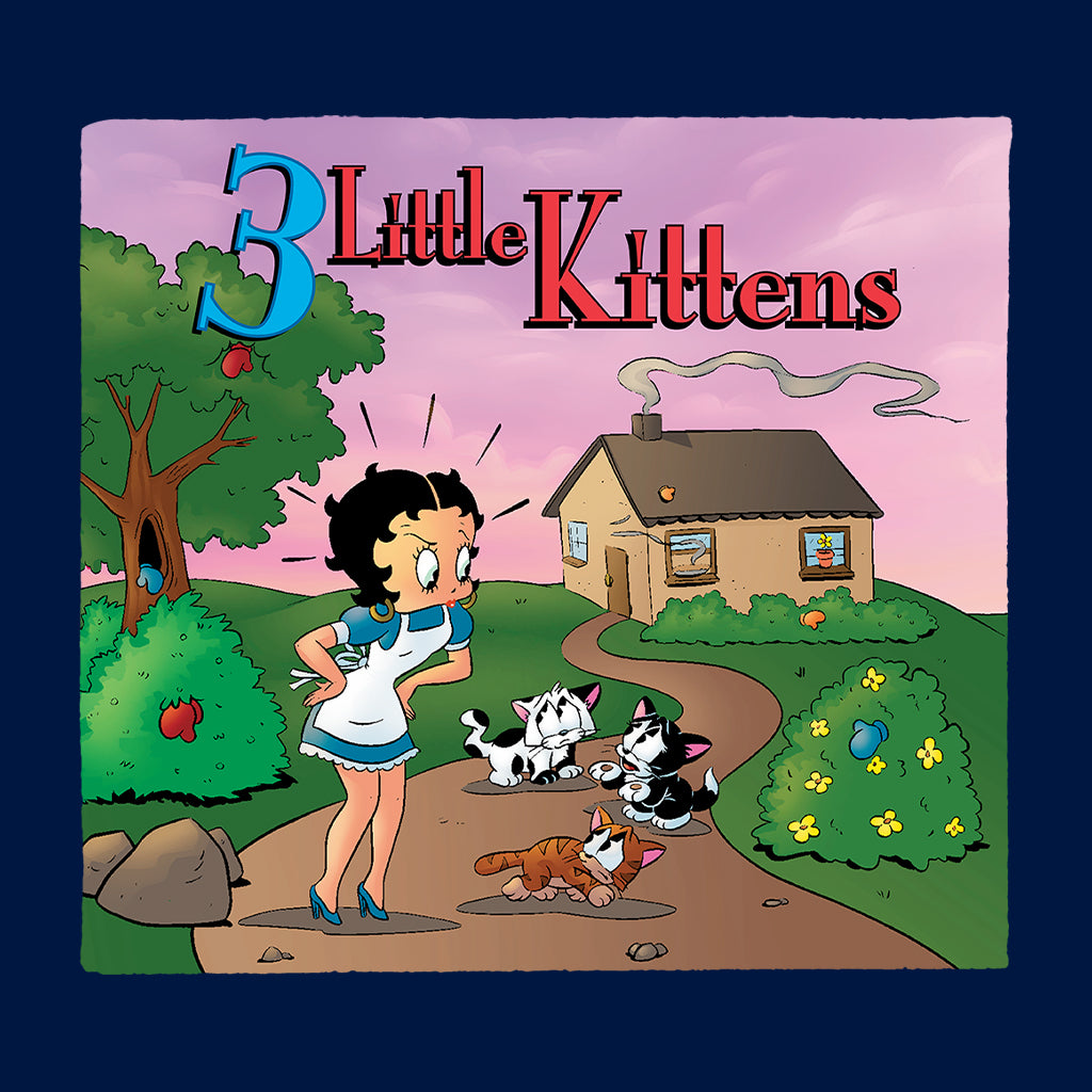 Betty Boop Three Little Kittens Kids T-Shirt