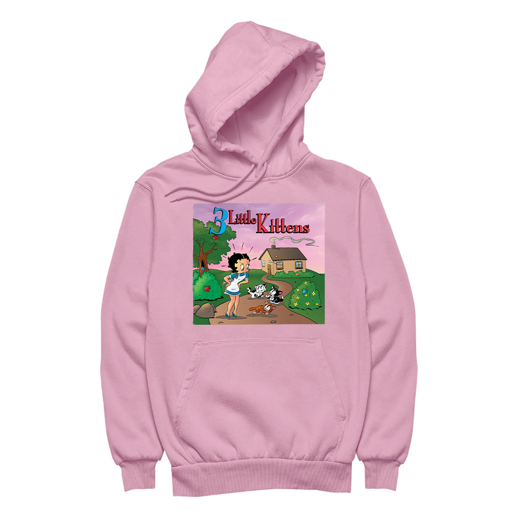 Betty Boop Three Little Kittens Women's Hooded Sweatshirt
