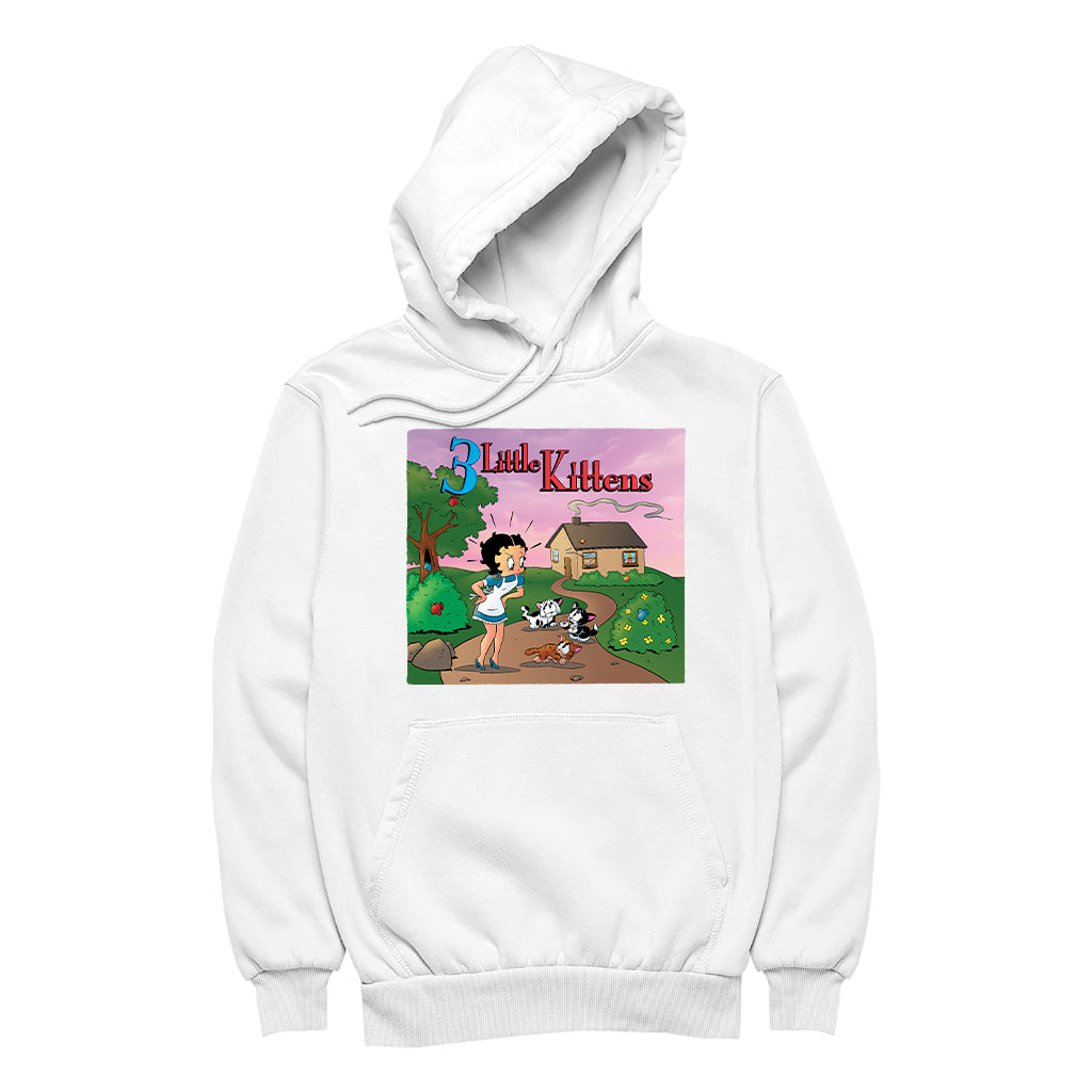 Betty Boop Three Little Kittens Women's Hooded Sweatshirt