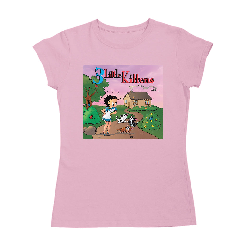 Betty Boop Three Little Kittens Women's T-Shirt
