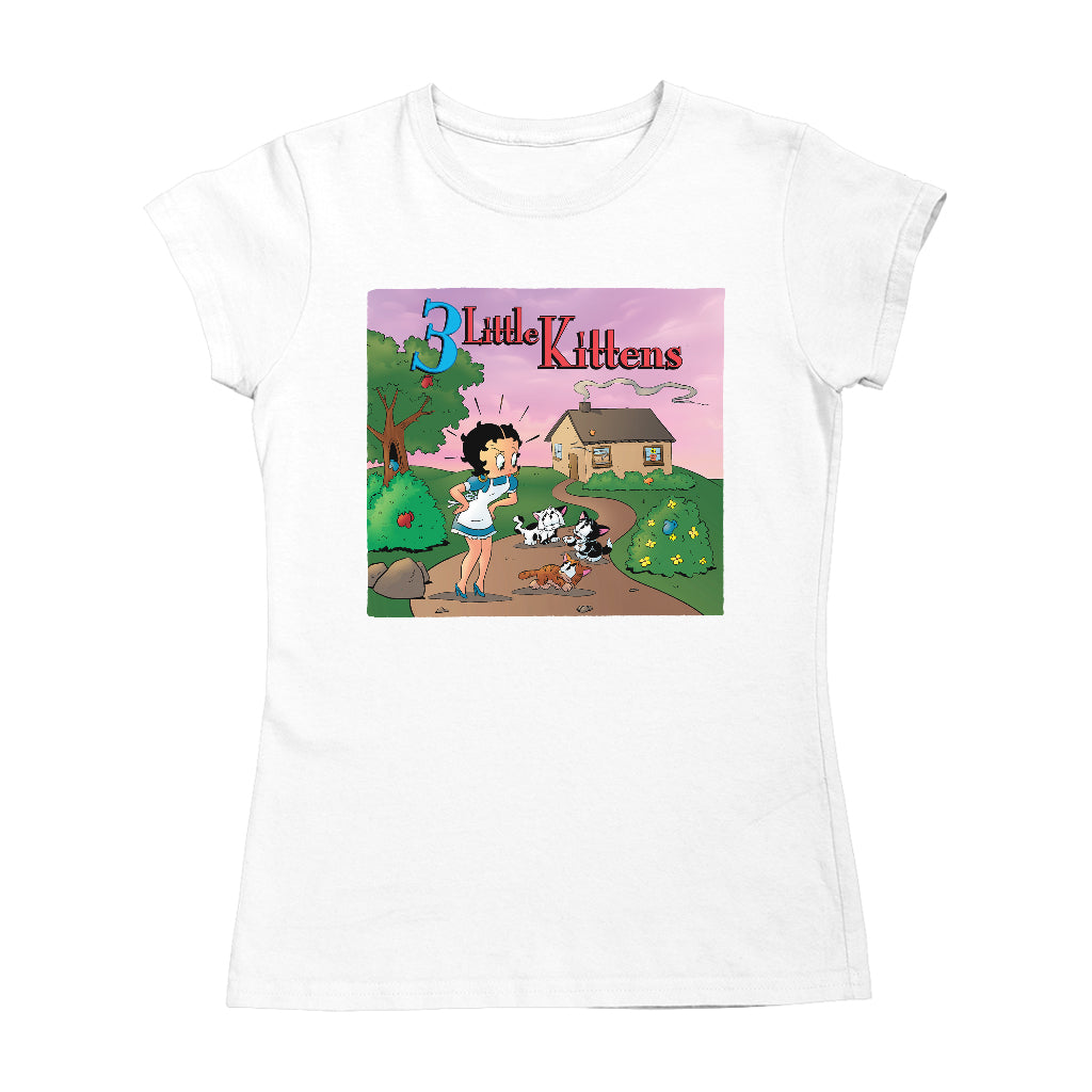 Betty Boop Three Little Kittens Women's T-Shirt