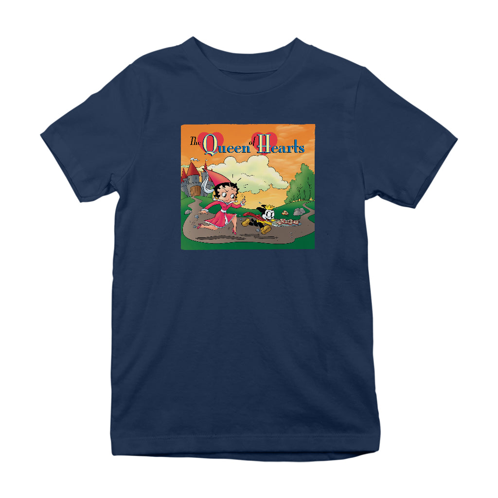 Betty Boop The Queen Of Hearts Kids T-Shirt