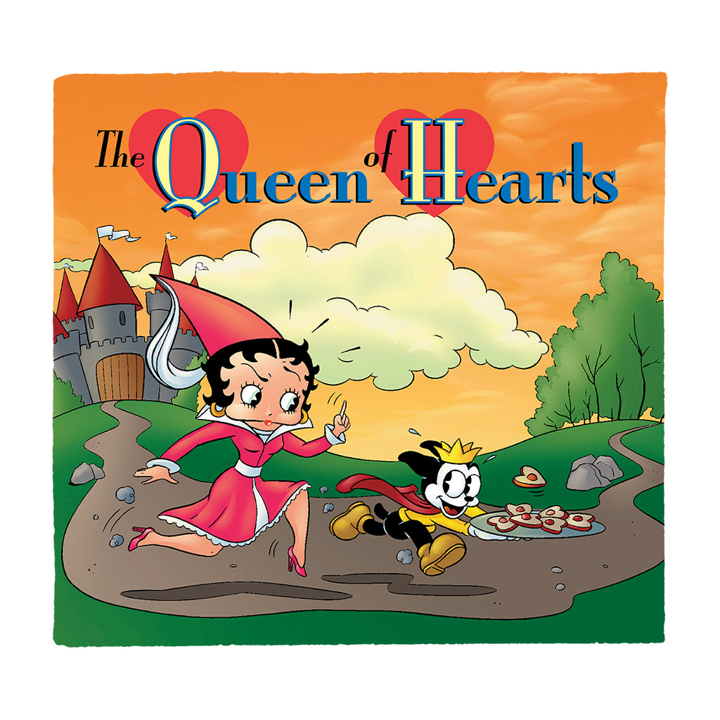 Betty Boop The Queen Of Hearts Kids Hooded Sweatshirt