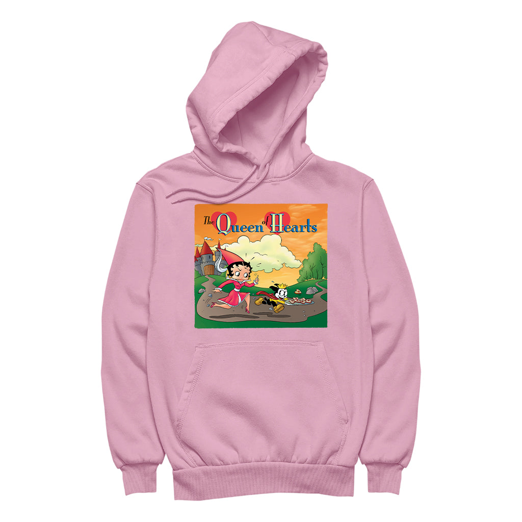 Betty Boop The Queen Of Hearts Women's Hooded Sweatshirt