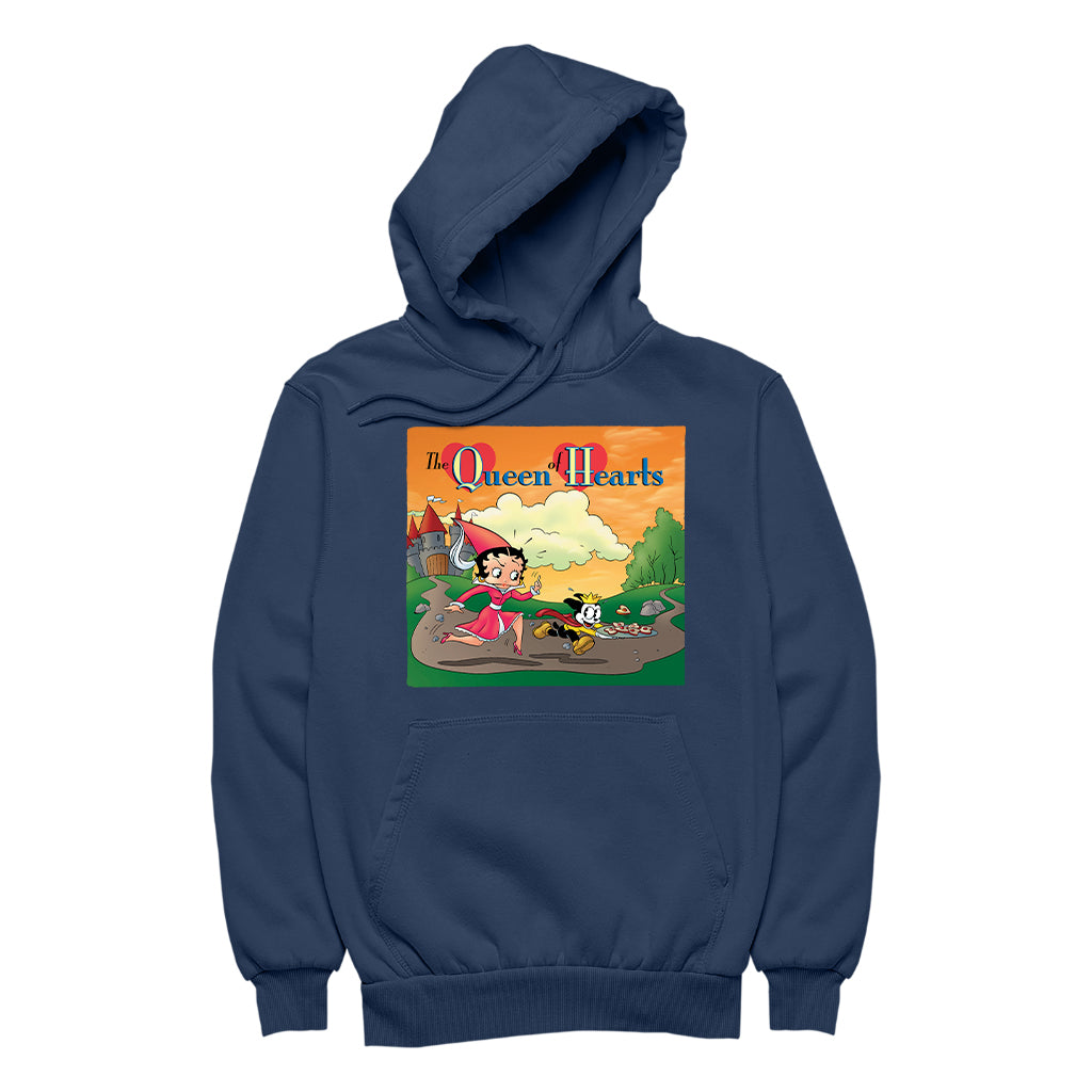 Betty Boop The Queen Of Hearts Women's Hooded Sweatshirt