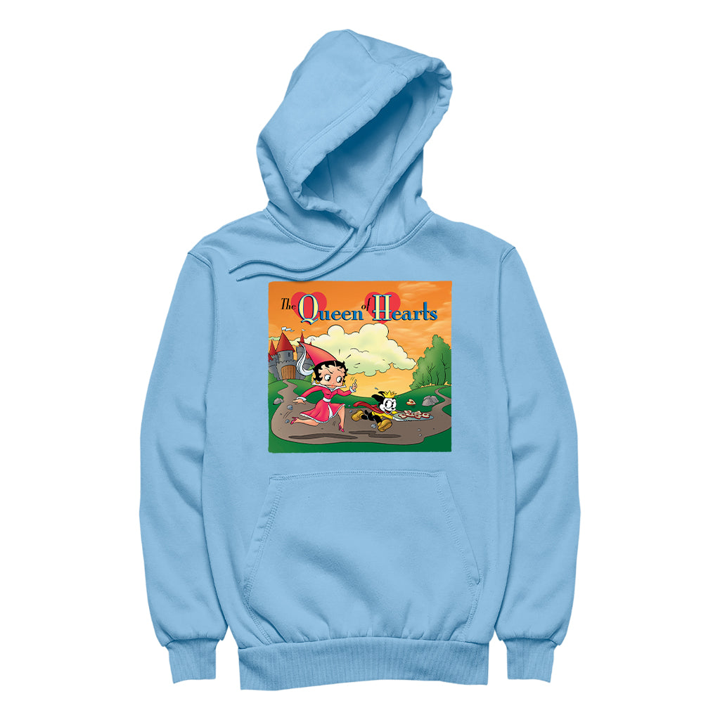 Betty Boop The Queen Of Hearts Women's Hooded Sweatshirt