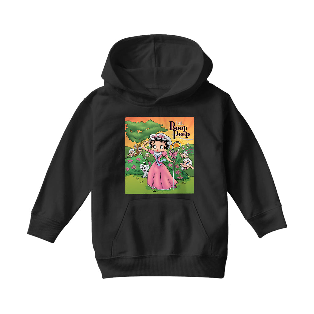 Betty Boop Little Boop Peep Kids Hooded Sweatshirt