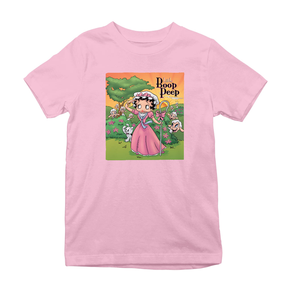 Betty Boop Little Boop Peep Kids T-Shirt