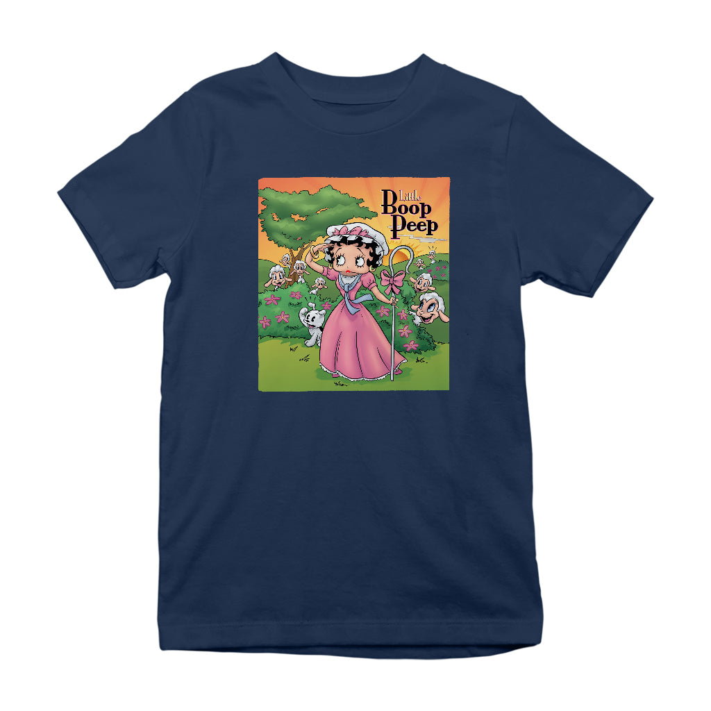 Betty Boop Little Boop Peep Kids T-Shirt
